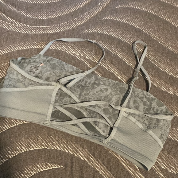 Free People Intimately love Your way longline bralette m/l in blue/gray - Picture 7 of 9
